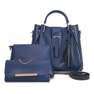 3 PIECE BIG SIZE BAG SALE - BLUE