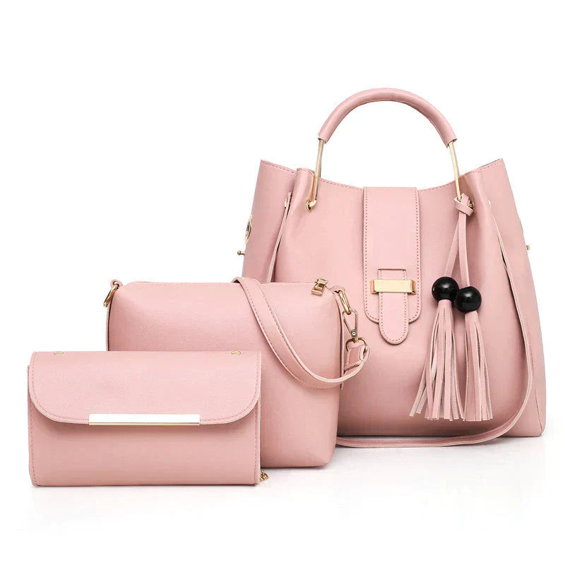 3 PIECE BIG SIZE BAG SALE - PINK